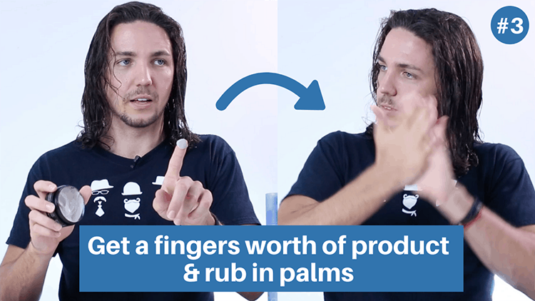 How to tame curly hair for men