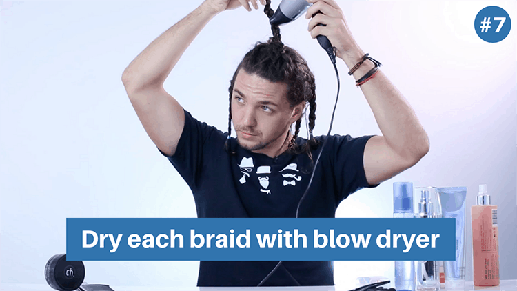 How to tame curly hair for men