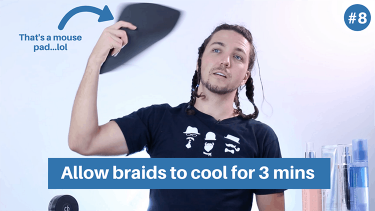 How to tame curly hair for men