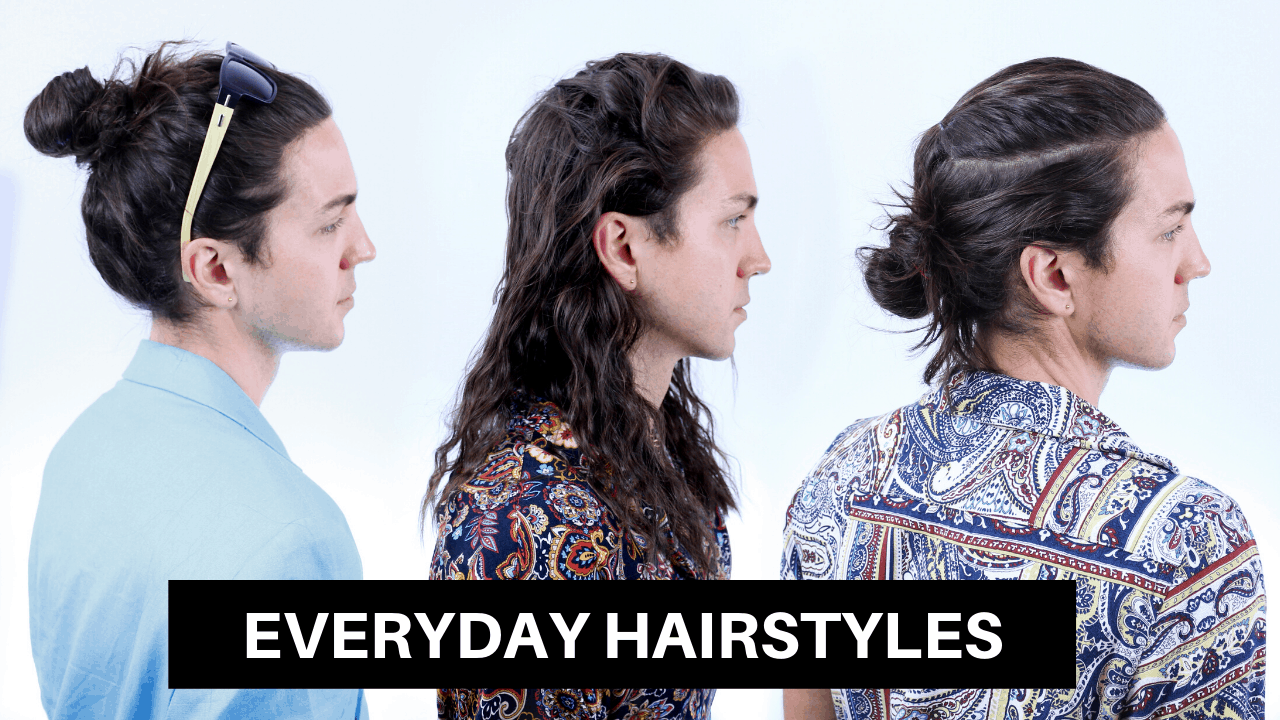 3 Men’s Everyday Hairstyles For Long Hair