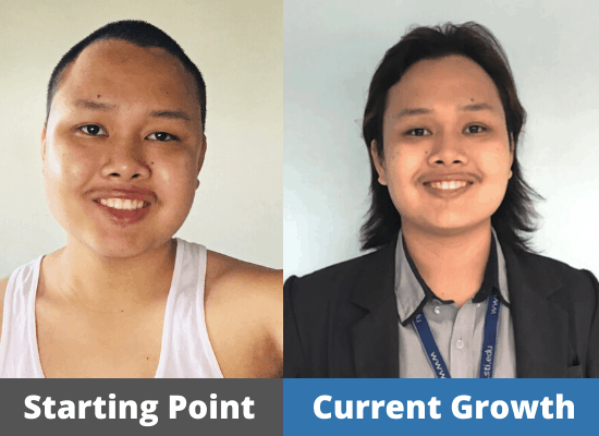 John's Hair growth Journey