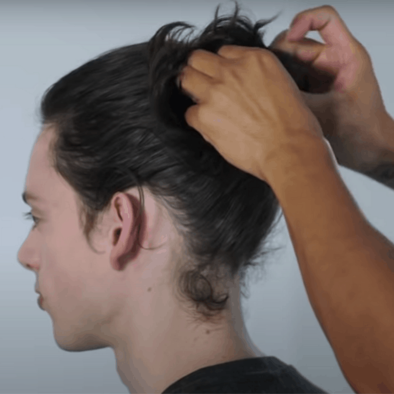 Messy Man Bun Tutorial