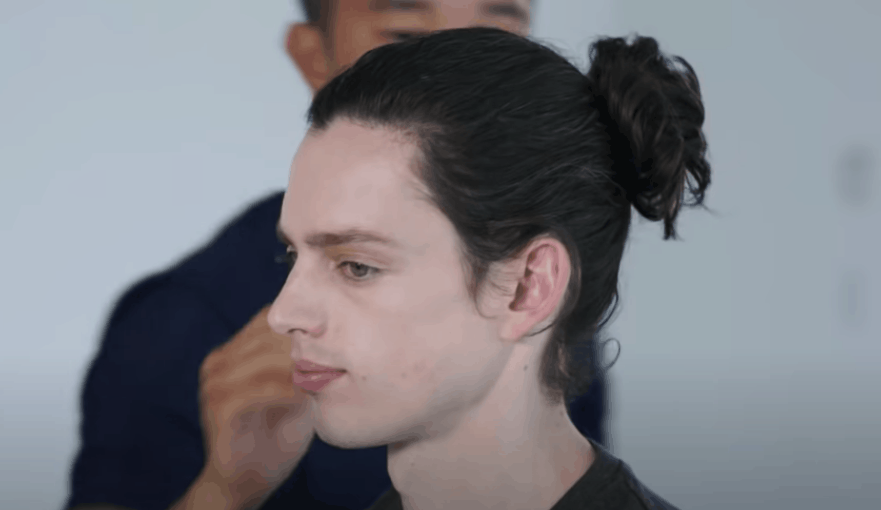 Messy Man Bun Hairstyle
