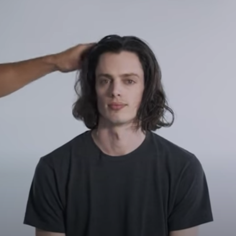long har for men lacking volume