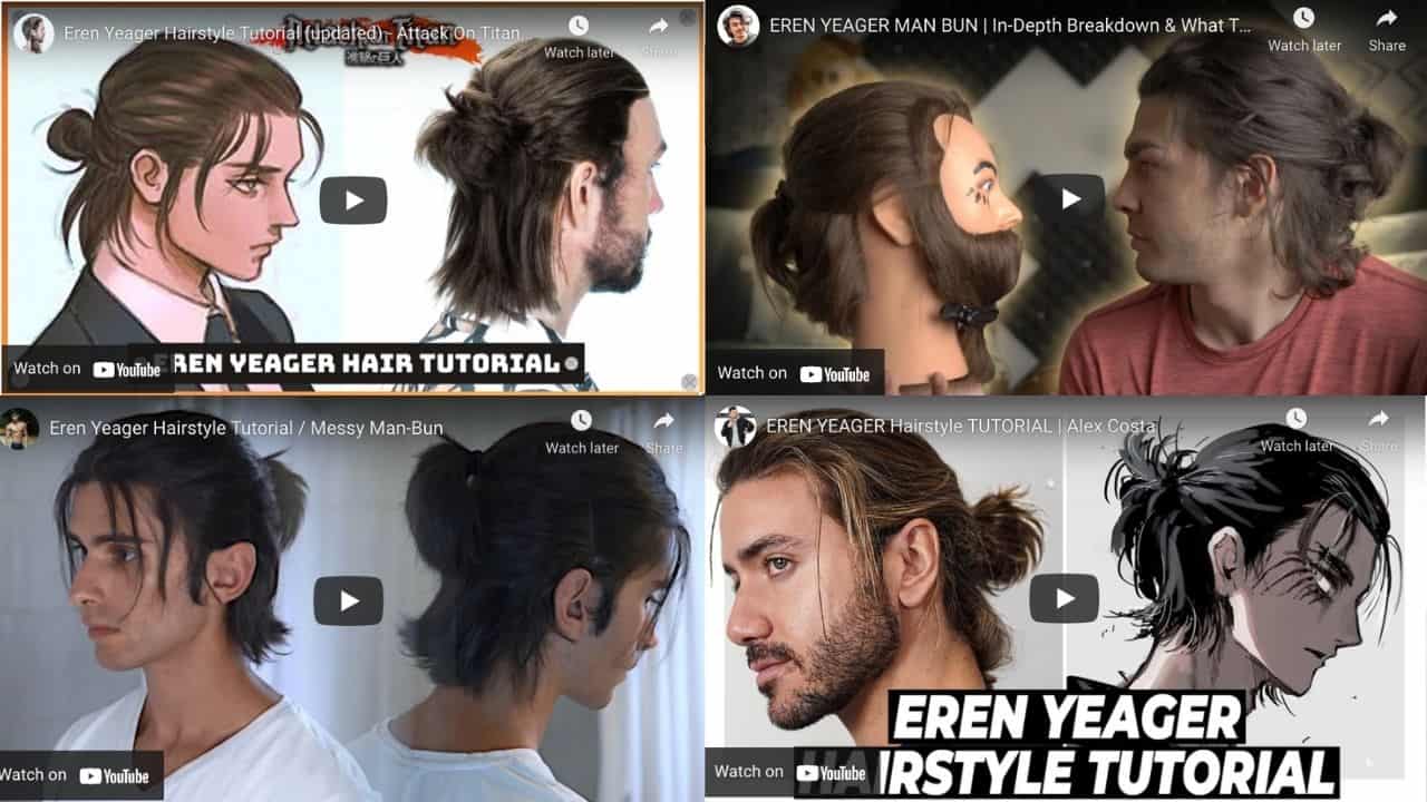 Best Eren Yeager Hairstyle Tutorials